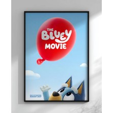 The Bluey Movie Çocuk Filmi Çerçeveli Tablo Film Poster Sinema Salon Duvar Dekoru Hediye