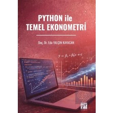 Gazi Kitabevi Python ile Temel Ekonometri