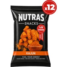 12'li Kajun Cips 50 G x 12 – Kajun Baharatlı, Yüksek Proteinli, Katkısız ve Koruyucusuz Atıştırmalık