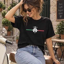 Simple Vespa Front With Italian Colors T-Shirt