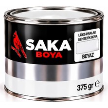 Saka Boya Lüks Parlak Sentetik Boya Beyaz 375 gr