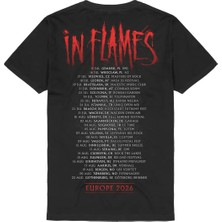 Inflames World Tour 2026 Merch, Istanbul, Turkiye Unisex Relaxed T-Shirt