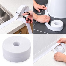 Sanal Trend 3,2 Metre 38 mm Su Sızdırmaz Bant Nem Küf Önleyici Lavabo Evye Küvet Kenar Bandı