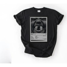 Kanye West Merch Bully Album Cover 2026 Unisex Relaxed Siyah T-Shirt