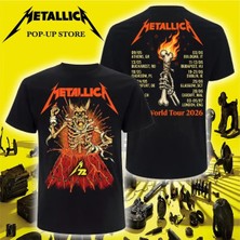 Metallica M72 European World Tour 2026 Skeleton T-Shirt