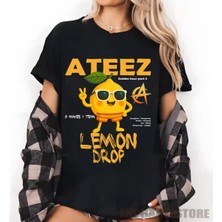 Ateez Golden Hour Part. 3 Lemon Drop Cute Cartoon T-Shirt