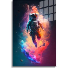 Esranın Dünyası Space/uzay Yapay Zeka Özel Tasarım Cam Tablo Ofis, Mutfak Çocuk Odası, Salon 82