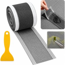 Sanal Trend 4 Metre 12 Cm Banyo Duş Gider Süzgeci Gider Koruyucu Sineklik Tamir Aparatı Kesilir Koruyucu File