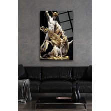 Esranın Dünyası Medusa ve Perseus, Mitoloji, Görkemli Harika Tasarım Kırılmaz Cam Tablo Ev Ofis Iş Yeri Hediryesi