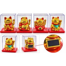 Güneş Enerjili Sallanan Şans Kedisi - Maneki Neko ALK6160