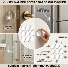 Ett Cazibiz Şeffaf Silikon Mobilya ve Kapı Darbe Önleyici 6’lı PED-440615