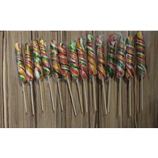 Hasel Şekerleme Çubuk Sosyete Şekeri 10 Adet Lolipop Kermes, Hediyelik, Özel Günler, Tatlı Anı