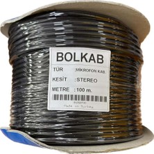 Bolkab Mikrofon Kablosu Stereo Bakır A Kalite