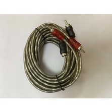 Bolsat Oto Anfi Kablosu 2 Rca 2 Rca 5 Metre Silikon
