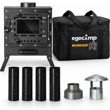 Egecamp® Bunker Çadır ve Kamp Sobası