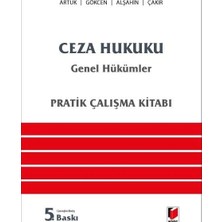 Adalet Yayınevi Ceza Hukuku Genel Hükümler Pratik Çalışma Kitabı