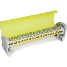 Çetsan Kalıp Çetsan Dağıtım Ünitesi Kapaklı 125 Amper 7X12MM 2+18 Delikli 2 Kutuplu