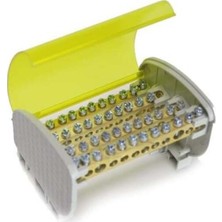 Çetsan Kalıp Çetsan Dağıtım Ünitesi Kapaklı 125 Amper 7X12MM 2+10 Delikli 4 Kutuplu
