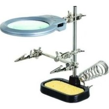 Class MG05 LED Işıklı Büyüteçli Havya Standı