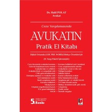 Adalet Yayınevi Ceza Yargılamasında Avukatın Pratik El Kitabı
