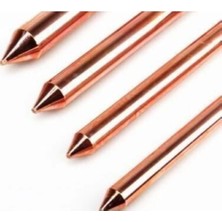 Çetsan Kalıp Çetsan Topraklama Çubuğu Q16 Bakır Kaplama 1.6mm 1 Metre