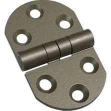 Lovesta Home 20 Adet Alüminyum Oval Menteşe 30X49 mm - Yönsüz, Şık, Hafif ve Dayanıklı Dolap, Pano, Kapak Menteşesi