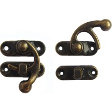 Lovesta Home Antik Sarı 100 Adet Yay Gözü Orta Yaylı 32X27 - Özel, Hobi, Sandık, Tavla, Tespih, Hediye, Kutu, Kapak Kilidi