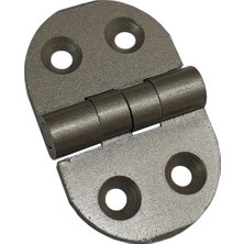 Lovesta Home 20 Adet Alüminyum Oval Menteşe 25X39 mm - Yönsüz, Şık, Hafif ve Dayanıklı Dolap, Pano, Kapak Menteşesi