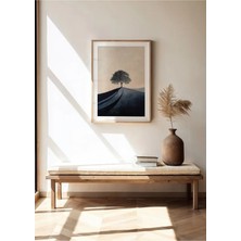 Huzur Ufku Ahşap Çerçeveli Mdf Tablo Poster Salon Duvar Dekoru Hediye