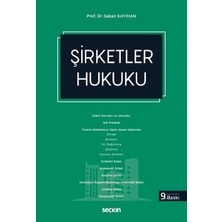 Seçkin Yayıncılık Şirketler Hukuku