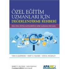 Apamer Psikoloji Yayınları Özel Eğitim Uzmanları Için Değerlendirme Rehberi