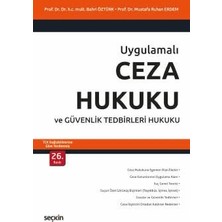 Seçkin Yayıncılık Ceza Hukuku ve Güvenlik Tedbirleri Hukuku
