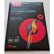 Modellino 180GR A4 (210X 297MM) Ultra Premium Ufen Parlak Fotoğraf Kağıdı 20 Sayfa