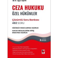 Adalet Yayınevi Ceza Hukuku Özel Hükümler Çözümlü Soru Bankası