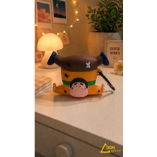 Fmk Airpods Pro 3 Uyumlu Çılgın Shinchan Eğlenceli Tasarım Silikon Kılıf
