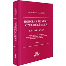 Yetkin Hukuk Yayınları Borçlar Hukuku Özel Hükümler Kısa Ders Kitabı