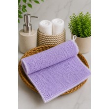 Str Store Banyo Lifi, | Yumuşak Dokulu, Bol Köpüren Vücut Temizleme Lifi | Askı Ipli, Günlük Kullanıma Uygun Banyo Süngeri | Kadın Erkek Çocuk Için 25X35CM (Mor)