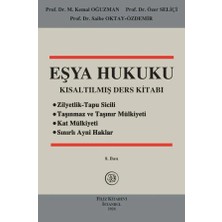 Filiz Kitabevi Eşya Hukuku Kısaltılmış Ders Kitabı