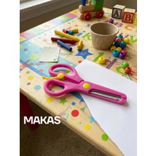 Koruma Uçlu Okul Makası Çocuk Makası Küt Uç