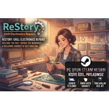 Tinybuild RESTORY: Chill Electronics Repairs (Pc Oyun) Steam Hesabı Kişiye Özel Paylaşımsız