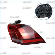 Maher Bzt Volkswagen Tıguan 2016-2020 Dış; Stop Lambası Sağ LED Trend-Comf. 5NA945096C