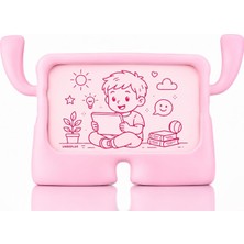 Honor Pad X9A / X9 / X8 Pro 11.5 Inç ile Uyumlu Kılıf Çocuklara Özel Silikon Case (Düz X8 Değildir) Pembe Açık