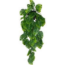 Çiçek Saksıda Sarkan Monstera Deve Tabanı Yapay Sarmaşık Pastel 60CM