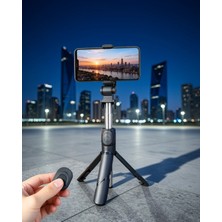 Selfie Çubuğu Ayaklı Tripod Kumandalı