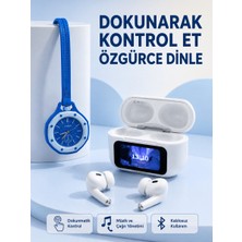 Str Store Şarj Kutulu Kablosuz Kulaklık ve Mavi Çanta Aksesuar Saati Avantajlı Set