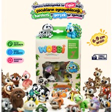 WOBBI MIX Eğitici Oyuncak seti | 6-9cm boyutlarında 10'lu Oyuncak kutusu | Hayvan Figürleri | Çocuk Hediyesi | Hareketli eklemler | Koleksiyonluk Oyuncaklar
