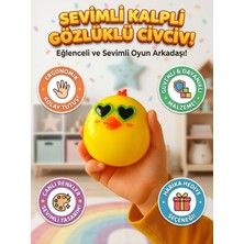Gözlüklü Ördek Figürlü Squishy Stress Oyuncağı Yumuşacık Jel Squishy
