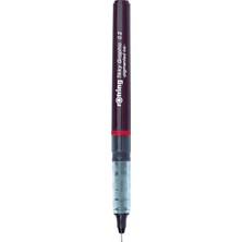 Rotring Tikky Graphic Keçe Uçlu Teknik Çizim Kalemi, 0,2 Mm, Siyah Mürekkep