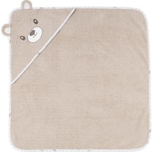Gezenbebe Hero Kahraman Başlıklı Bebek & Çocuk Kurulama Havlusu Teddy 75X80 cm