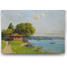 Hoca Ali Rıza - Istanbul Tablosu - 60X40CM
